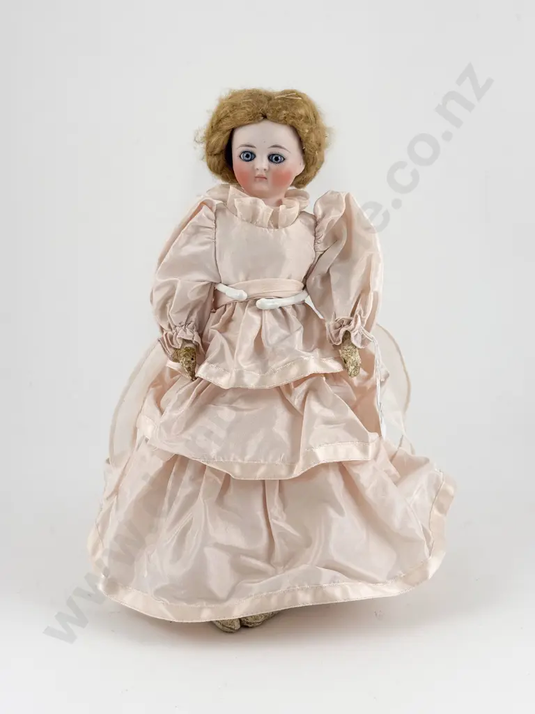 Bisque Belton Type Solid Dome Head Shoulder Plate Doll Image 1++