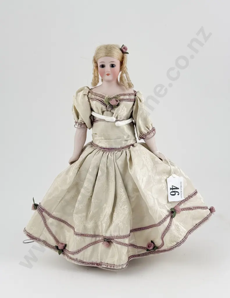 Simon & Halbig Bisque Shoulder Plate Doll Image 1++