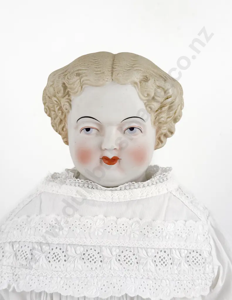 German Parian Ware Shoulder Plate Doll Image 1++