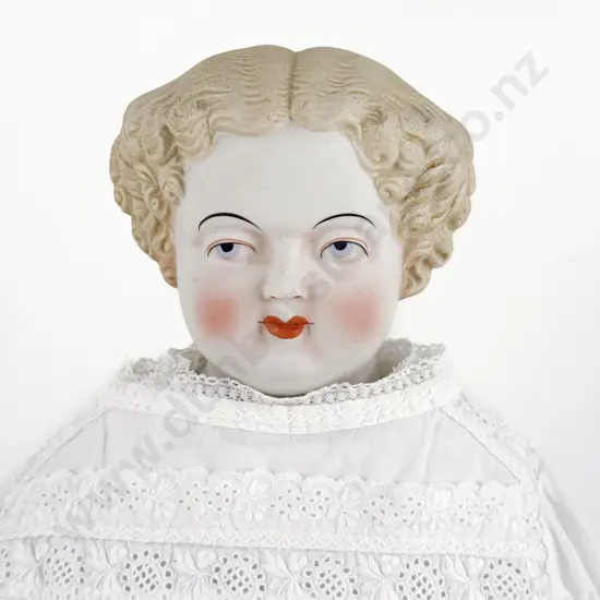 German Parian Ware Shoulder Plate Doll