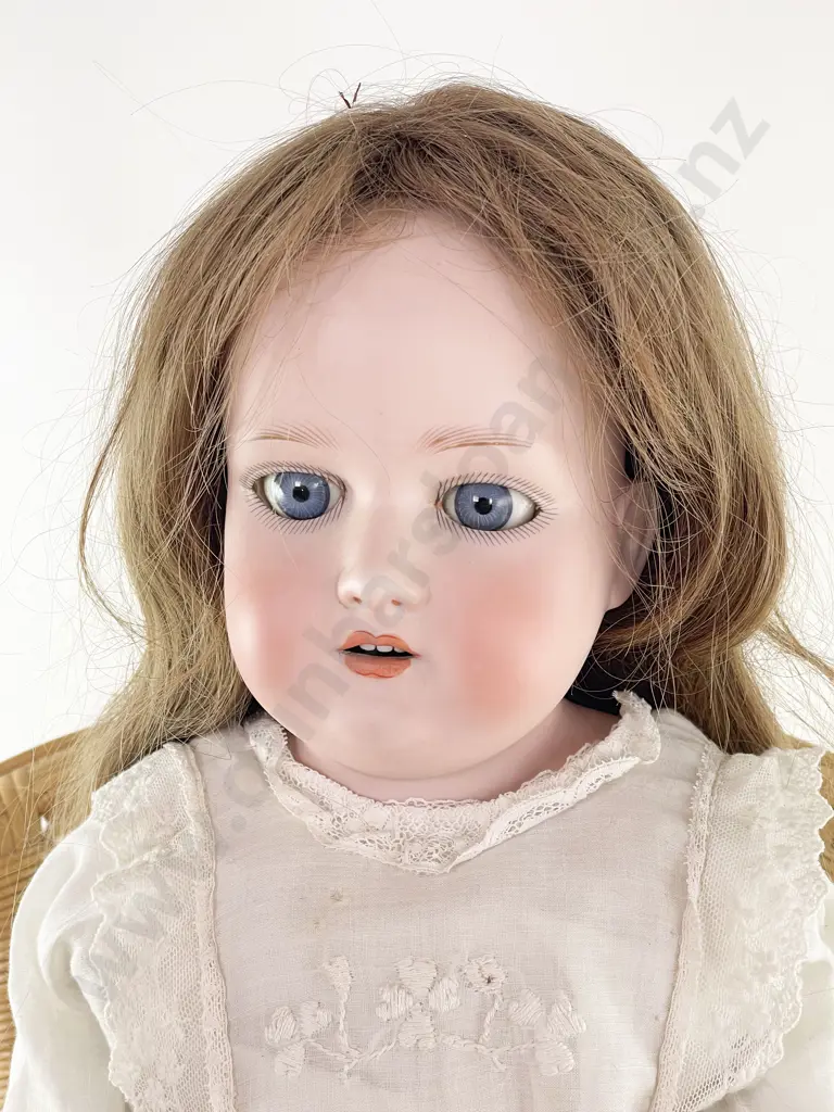 Armand Marseille Bisque Shoulder Plate Doll Image 1++