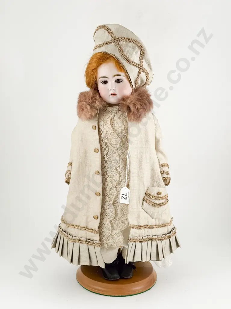 Unidentified Bisque Shoulder Plate Doll Image 1++