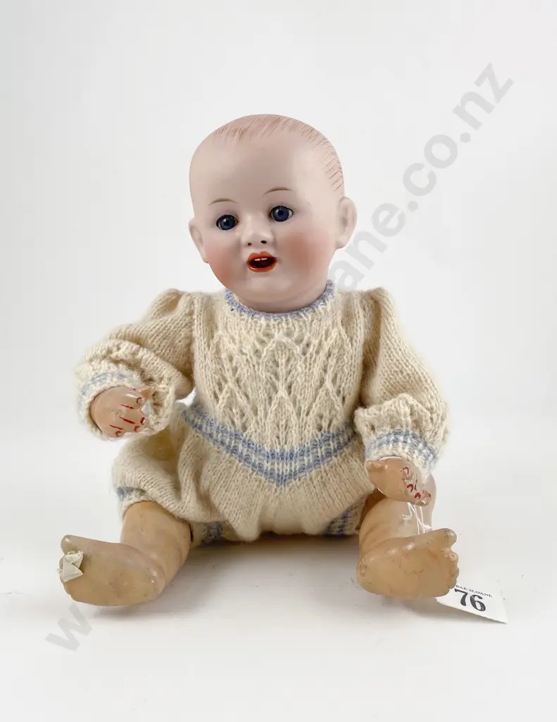 Franz Schmidt & Co  Bisque Character Baby Doll Image 1++