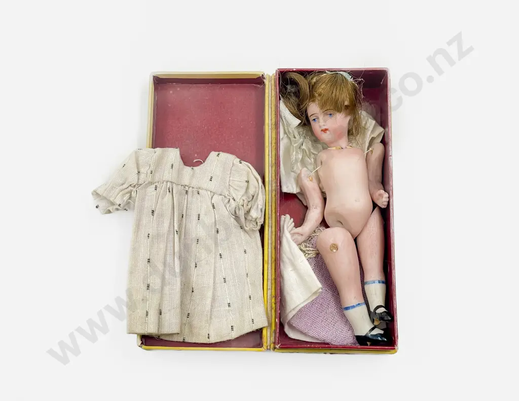 German Small All Bisque Doll Image 1++