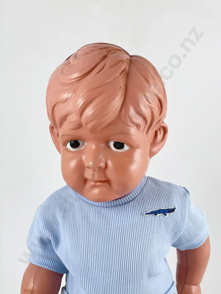 Butterfly Mark Made in Japan Celluloid 'Big John' Character Doll Image 1++