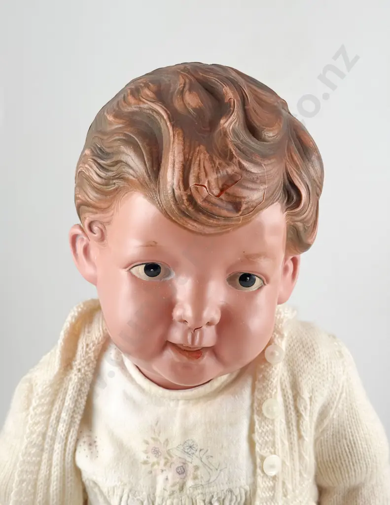 Triangular Mark and Circular Made in Japan Celluloid Character Dolls Image 1++