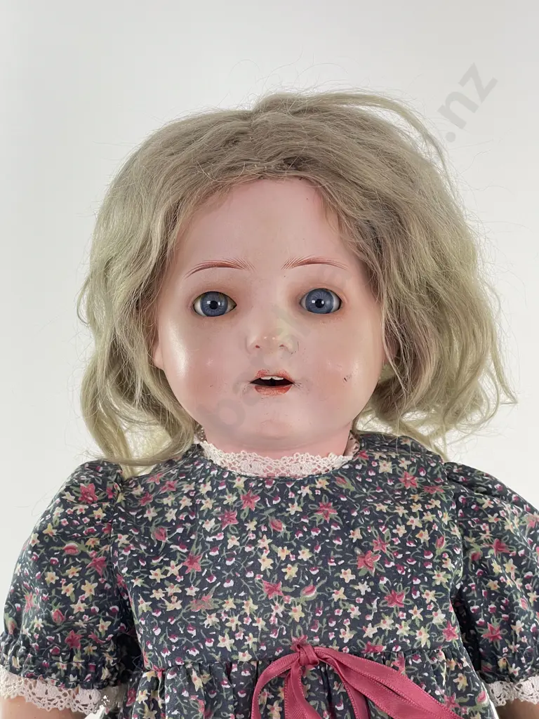 Heubach Koppelsdorf Painted Bisque Character Toddler Doll Image 1++