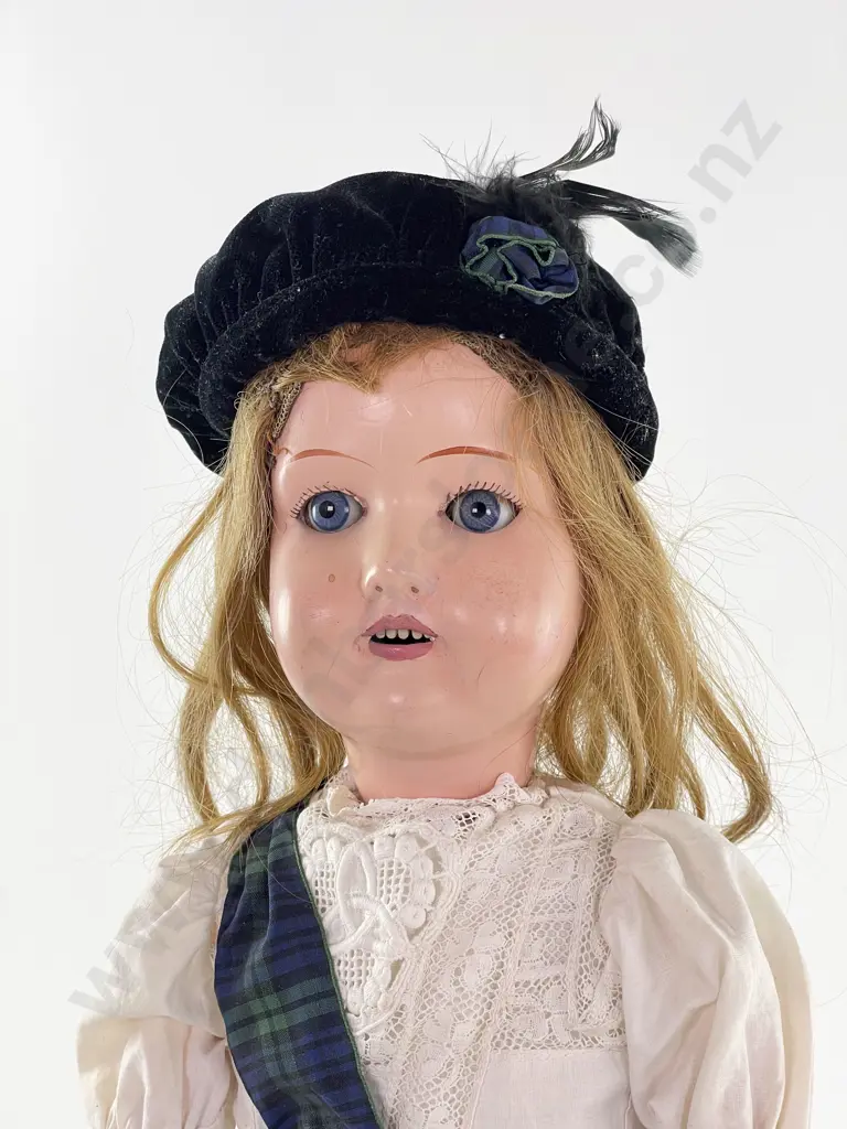 German Composition Socket Head Doll Image 1++