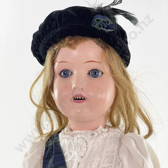 German Composition Socket Head Doll