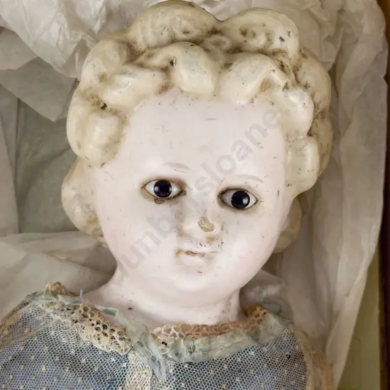 C1870 German Pumpkin Head Doll