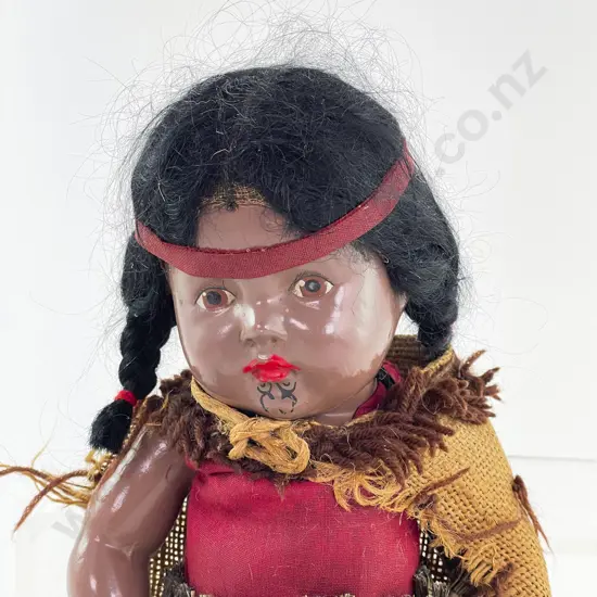 Unmarked All Composition Maori Doll