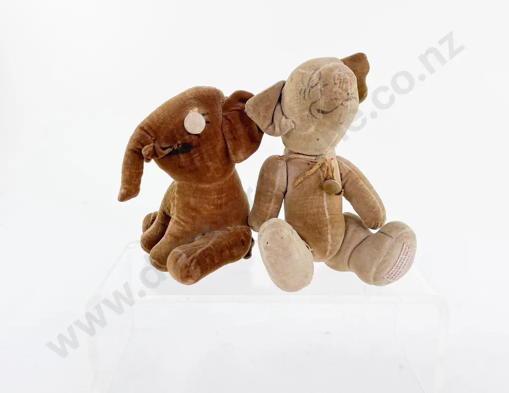 Chad Valley All Cloth Bonzo and Elephant 18cm Image 1++