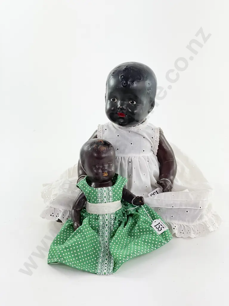 Unmarked All Composition Black Character Baby Doll Image 1++