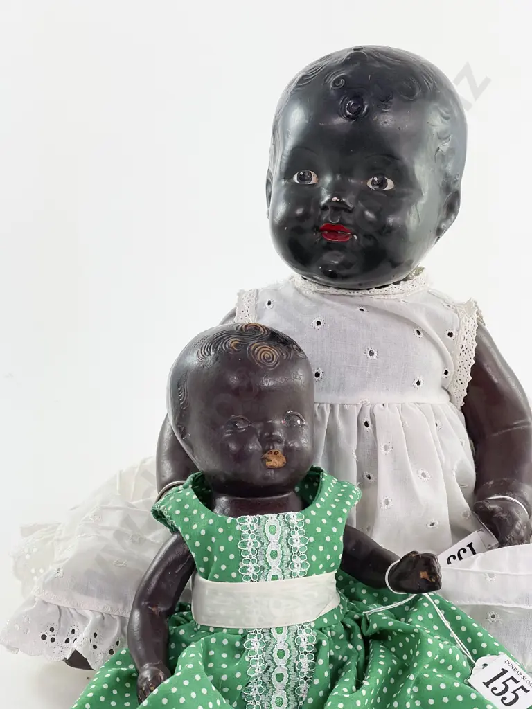 Unmarked All Composition Black Character Baby Doll Image 1++