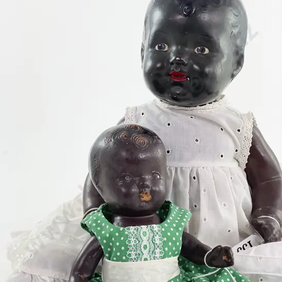 Unmarked All Composition Black Character Baby Doll