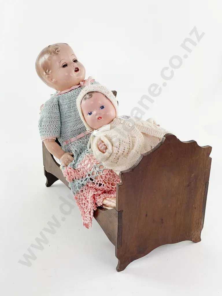 Unmarked Composition Flange Head Doll Image 1++