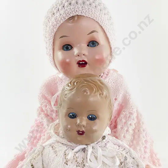 Unmarked Composition Flange Head Doll