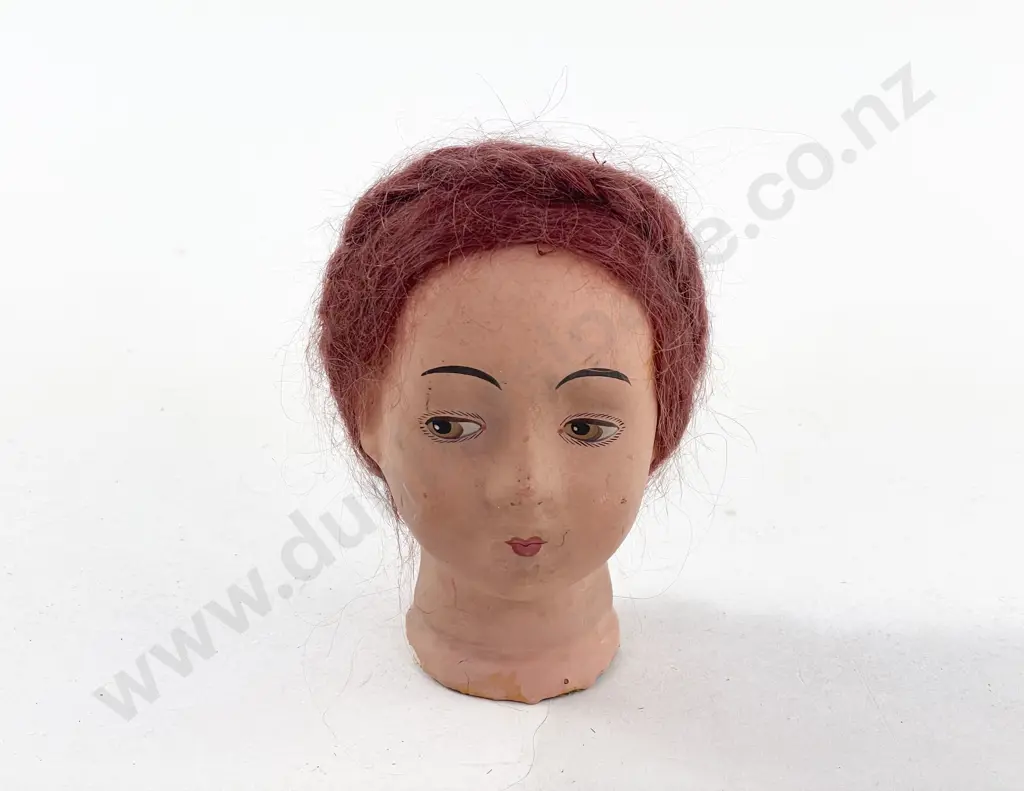 Art Nouveau Wax over Composition Shoulder Plate Doll Image 1++