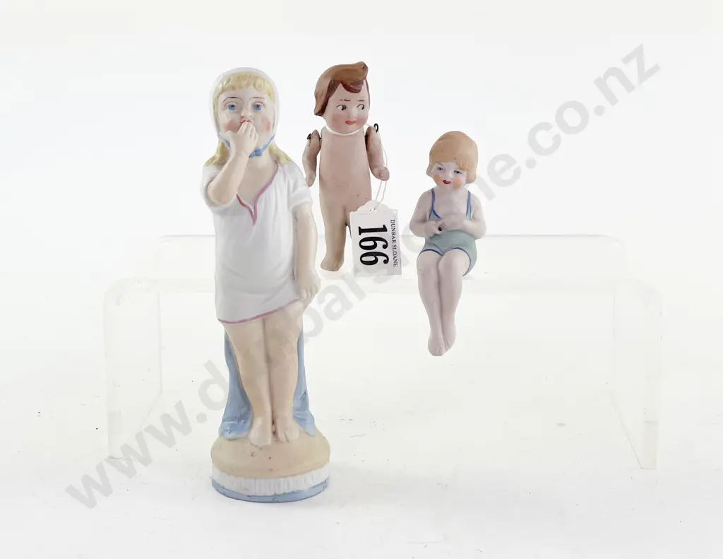 Three German Bisque Novelty Figures Image 1++
