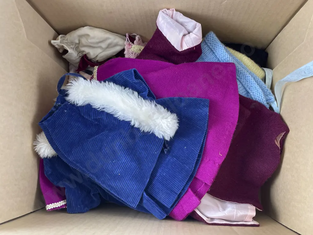 Collection Various Size Vintage Dolls Clothes Image 1++
