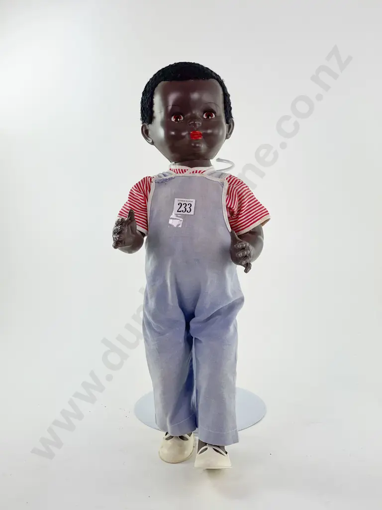 NZ Pedigree Black Hard Plastic Walkie Talkie Doll 52cm Image 1++
