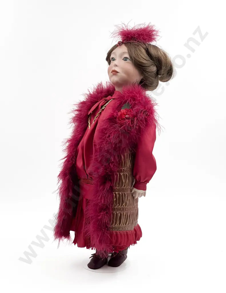 1984 Original Made Joan Morrell Character New Bisque Doll Image 1++