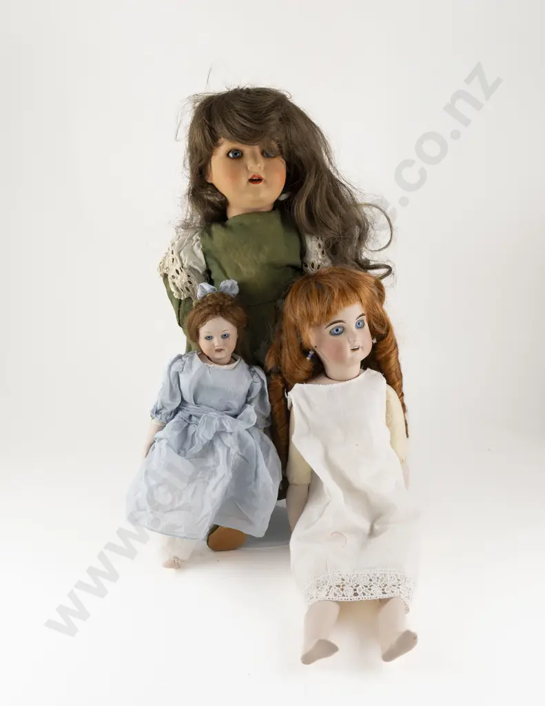 Three Bisque Dolls on New Bodies Image 1++