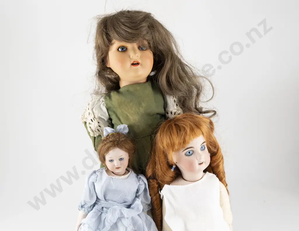 Three Bisque Dolls on New Bodies Image 1++