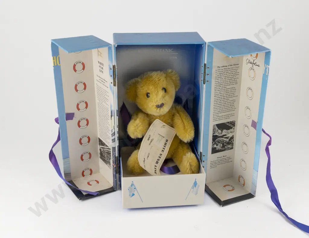 Original Boxed Merrythought Titanic Bear Image 1++