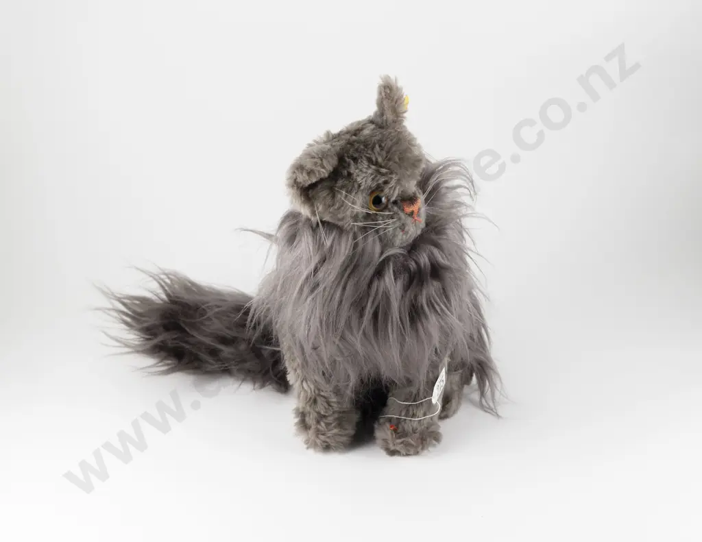 Steiff Long Hair Sitting Cat Image 1++