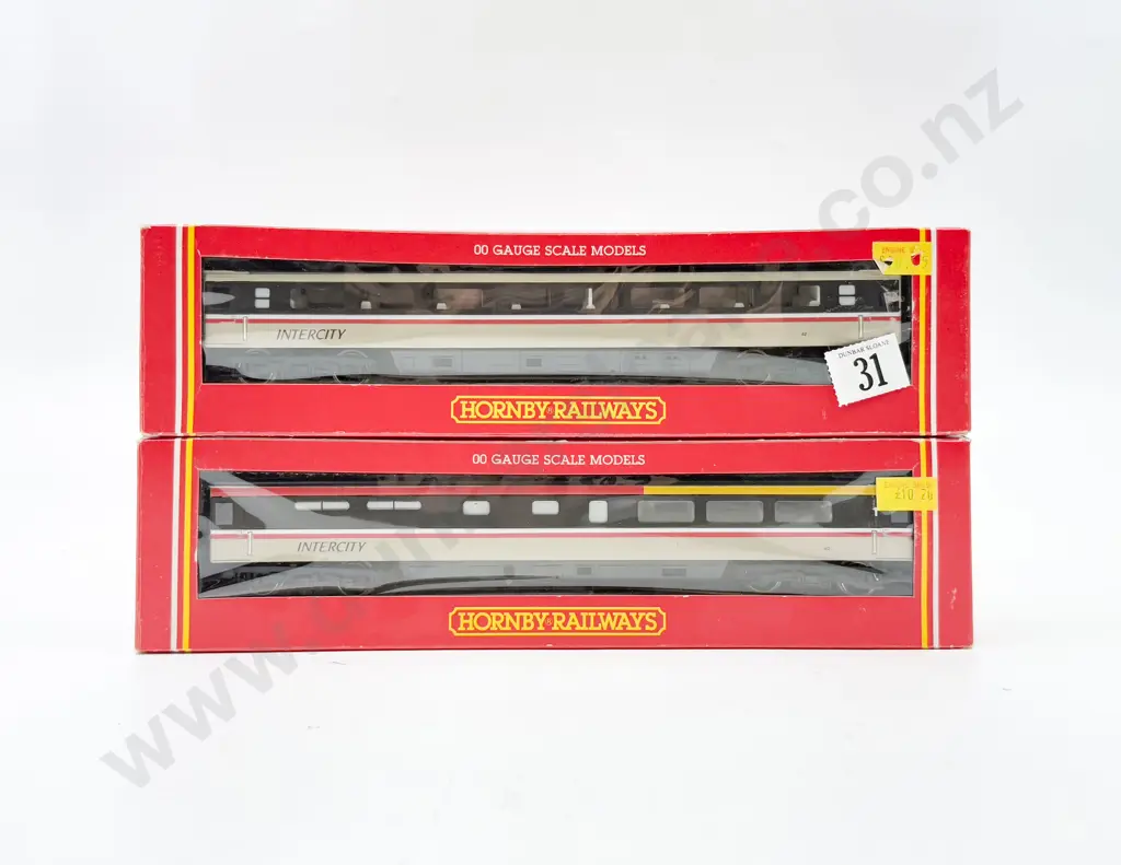 Hornby Railways Boxed R704 & R713 Intercity Open Coach and Buffet Car Image 1++