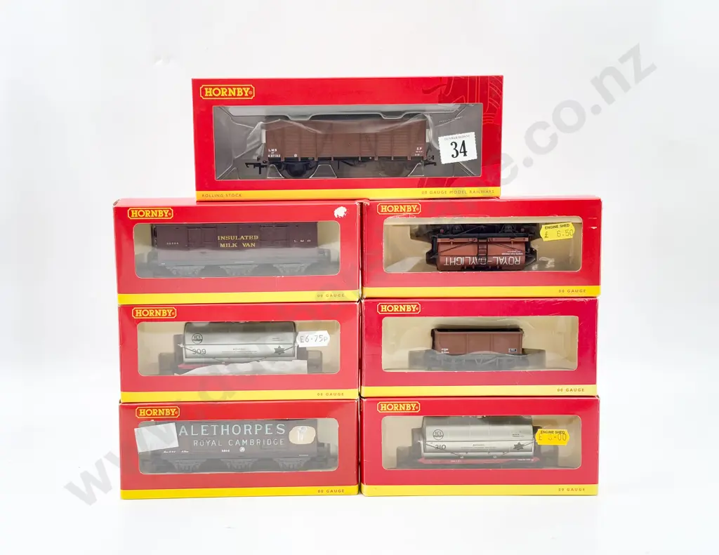 Hornby Boxed Seven Various Rolling Stock Wagons Image 1++