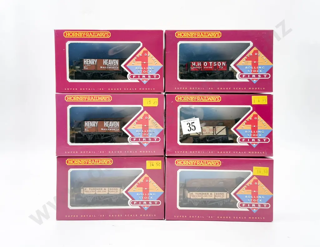 Hornby Railways Boxed Six Various Rolling Stock Wagons Image 1++