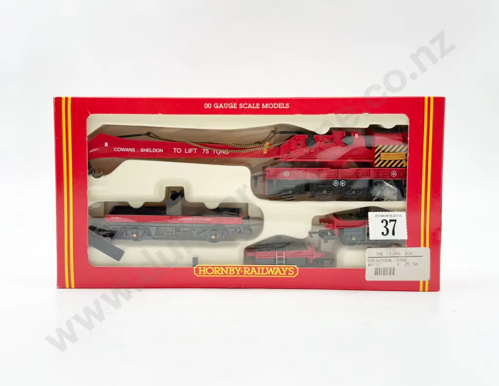Hornby Railways Boxed R197 75 Ton Breakdown Crane (red) Image 1++