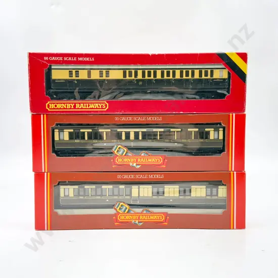 Hornby Railways Boxed R123 R122 R430 GWR Clerestory and 57' Brake/3rd