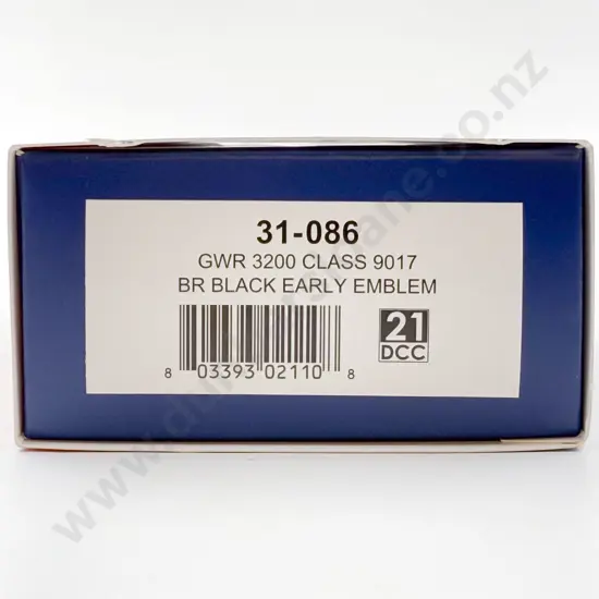 Bachmann 31-086 Boxed GWR 3200 Class 9017 BR Black DCC