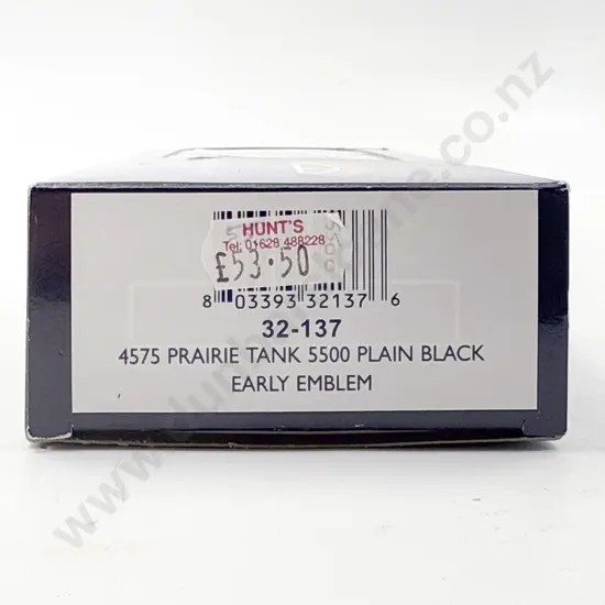 Bachmann 32-137 Boxed 4575 Prairie Tank 5500 Plain Black