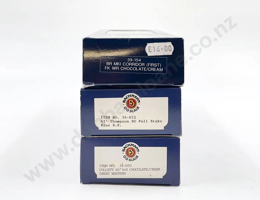 Bachmann 34-050 39-154 34-652 Boxed GWR 3rd BR 1st BG Full Break BR Blue Image 1++