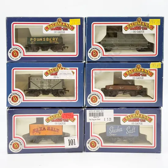 Bachmann Boxed Six Rolling Stock Wagons