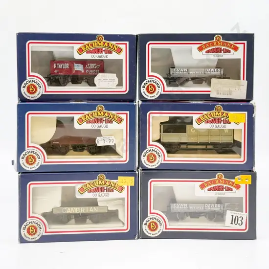 Bachmann Boxed Six Rolling Stock Wagons