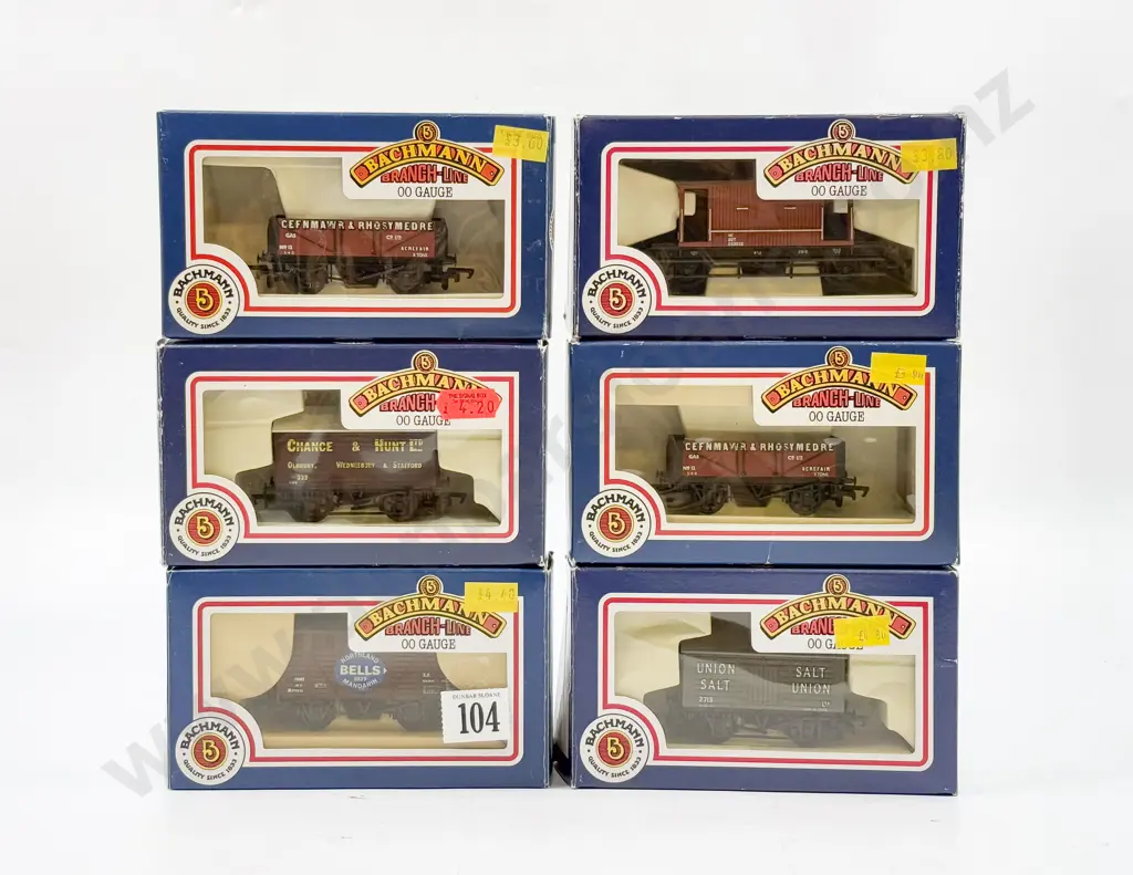 Bachmann Boxed Six Rolling Stock Wagons Image 1++