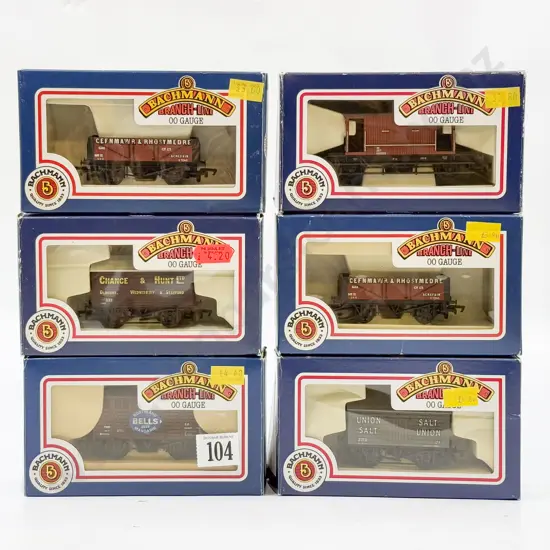 Bachmann Boxed Six Rolling Stock Wagons