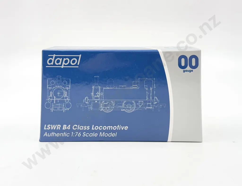 Dapol Boxed 4S-018-002 L & SWR B4 0-4-0T CAEN Brown 90 Image 1++