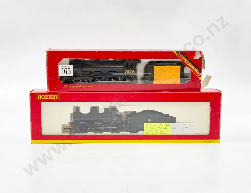 Two Hornby Railways Locomotives with notes of repairs made or needed Image 1++