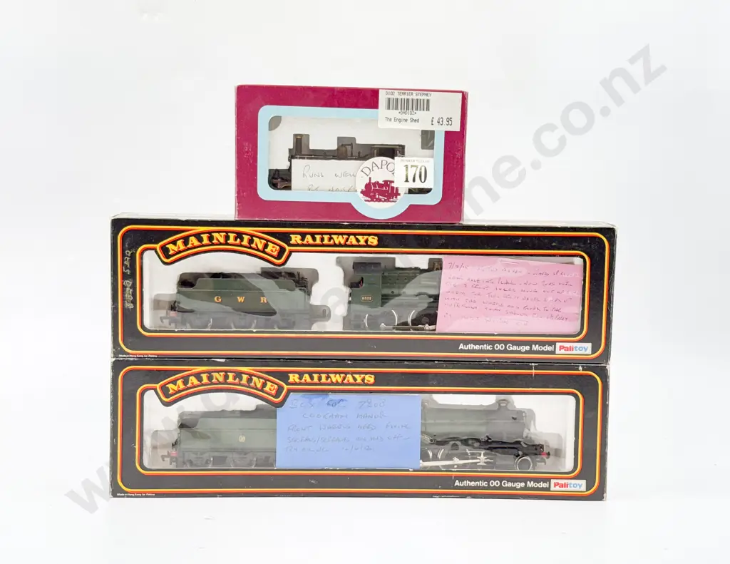 Two Mainline and Dapol Locomotives with notes of repairs made or needed Image 1++