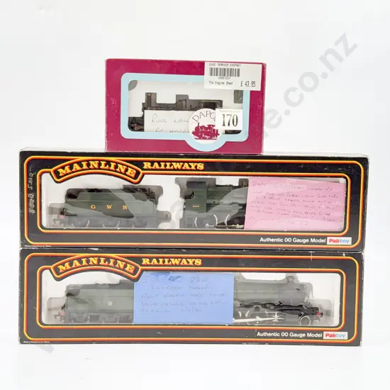 Two Mainline and Dapol Locomotives with notes of repairs made or needed