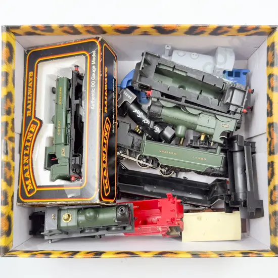 Qty Various Locomotive Bodies only with engines and parts