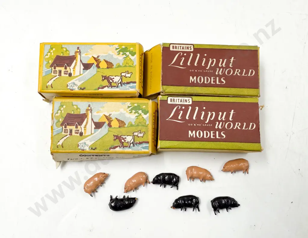 Four Boxed Britians Lilliput World Models Image 1++