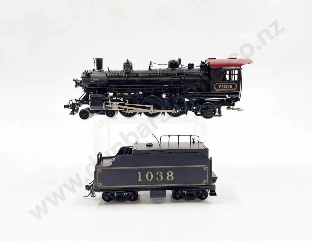 Sunset Models All Brass Construction SLSF Frisco 4-6-2 Unstreamlined Locomotive and Tender Image 1++
