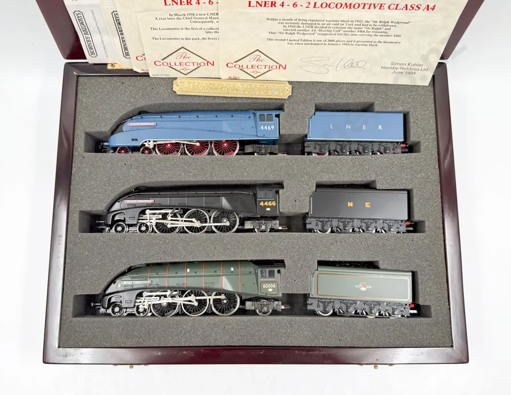 Hornby Railways Cased 'The Collection' Three Locomotives with Tenders Ltd Ed 3000 Image 1++